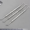 3Pcs Dental Heidman Spatula Set Composite Filling Examination Lab Mixing Tools