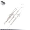 3Pcs Dental Tool Set Dentist Tooth Clean Hygiene Picks Mirror Kit Oral PR-300