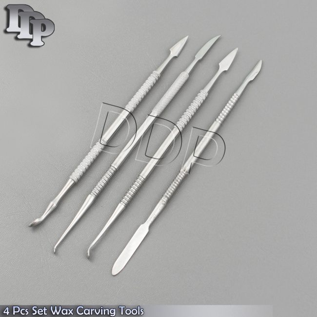 4 Pcs Set WAX CARVING TOOLS ( CARVING JEWELRY ) DOUBLE ENDED