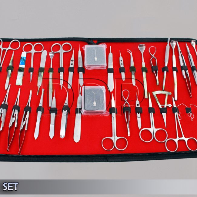 BASIC EYE SET of 45 Instruments Ophthalmic Lab Surgical EY-020