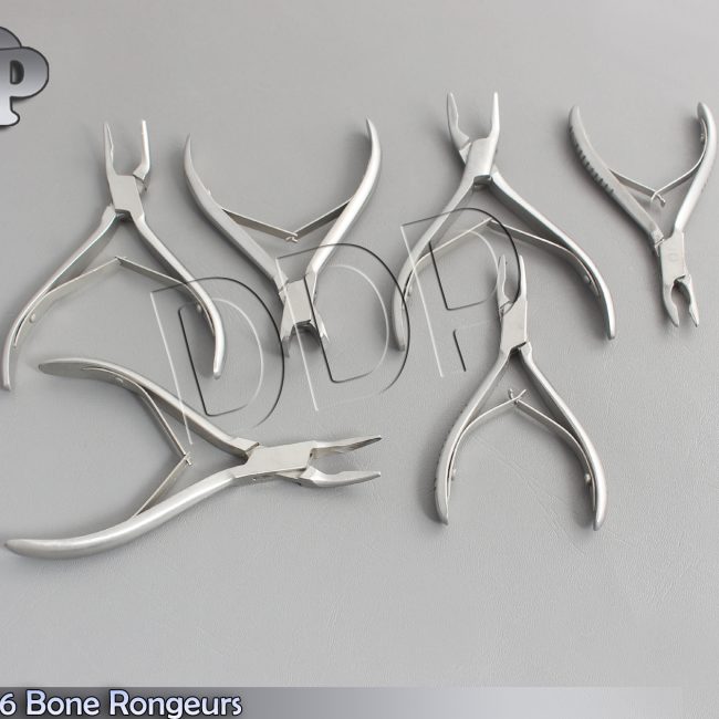 Bone Rongeurs surgical dental oral surgery instrument set of 6