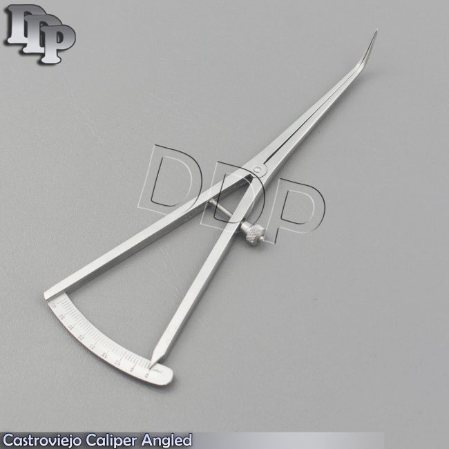 Castroviejo Calipers 0 To 40mm Angled 7" Dental Surgical Inst