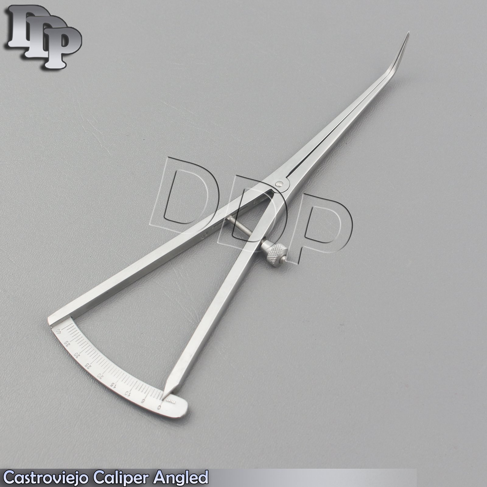 Castroviejo Calipers 0 To 40mm Angled 7" Dental Surgical Inst