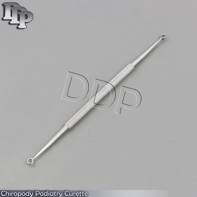 Chiropody Podiatry Curette File Nail Care Double Ended Cuticle Pusher Guage New