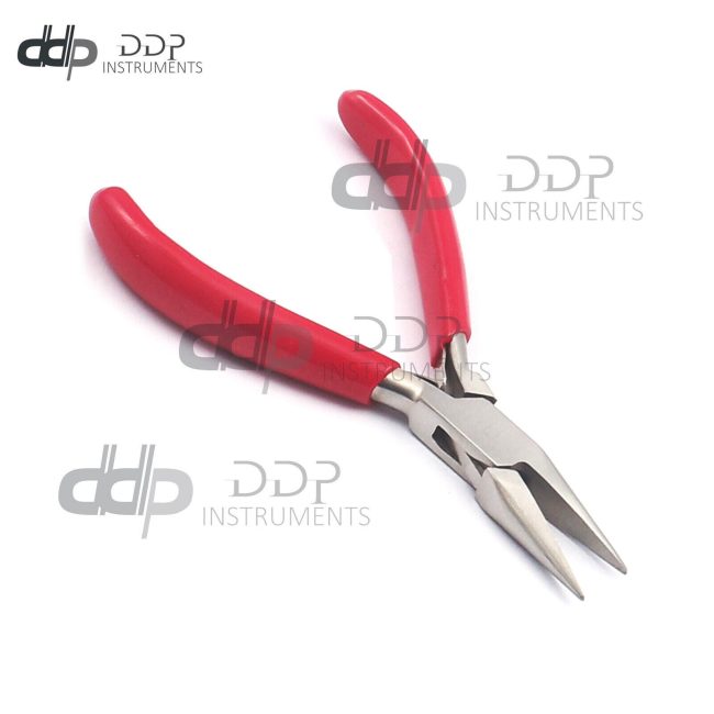 Comfort Chain-Nose Pliers with PVC Handle, Jewelry Making and Repair Tool