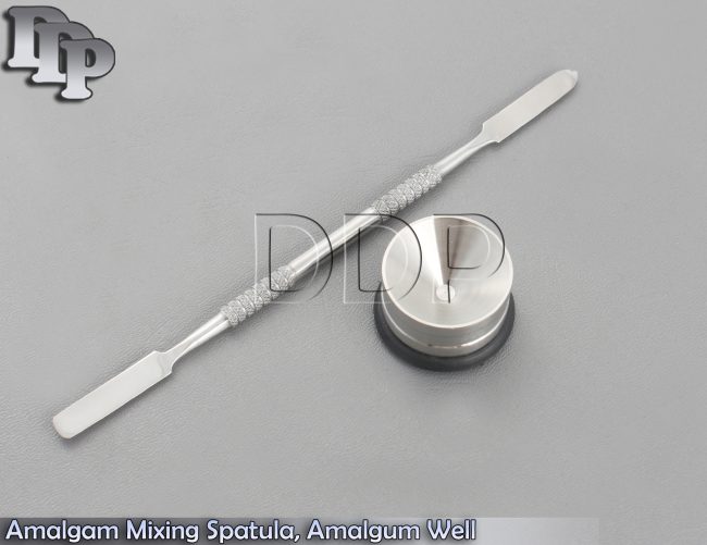 Dental Amalgam Mixing Spatula, Amalgum Well Pot, Top Quality Dental Surgical