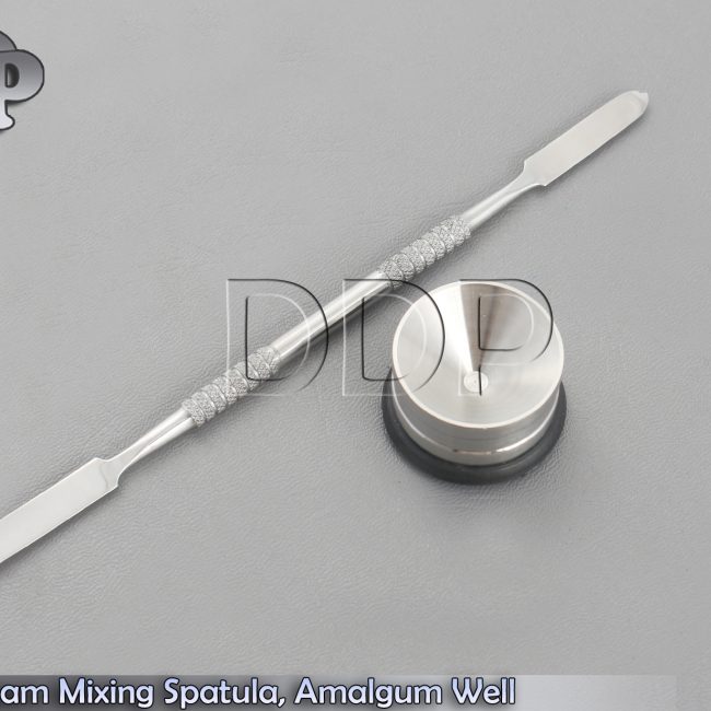 Dental Amalgam Mixing Spatula, Amalgum Well Pot, Top Quality Dental Surgical