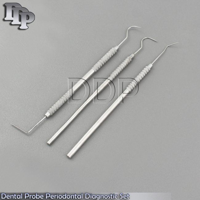Dental Probe 6 Periodontal Diagnostic Probe 23 Explorer Hook Tartar Remover Tool