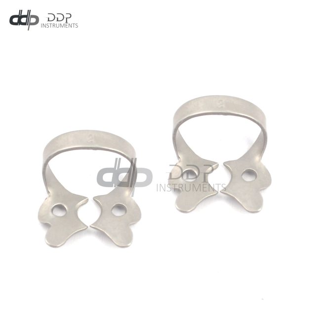 ENDODONTIC RUBBER DAM CLAMP # 2 DENTAL INSTRUMENTS (2 PCS)