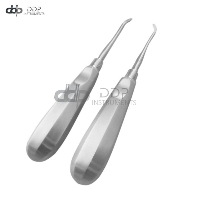 East West Elevator # 74+73 Curved Right,Left Miller Dental Tooth Instruments