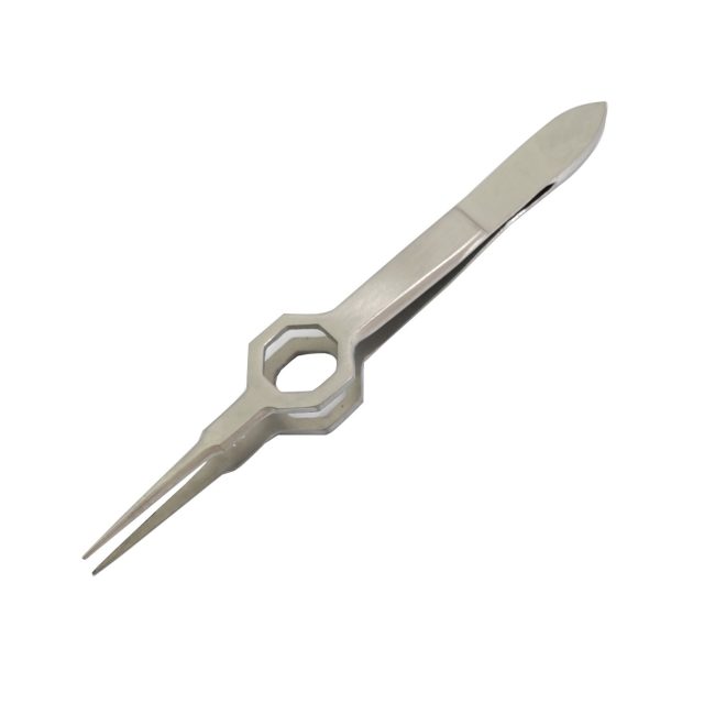 Foerster Eye Forceps 4" Plane Straight Stainless Steel Surgical Inst EY-070