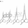 Ice Tempered Stainless Steel Styling Hair Cutting Scissors Barber (Pack of 4)