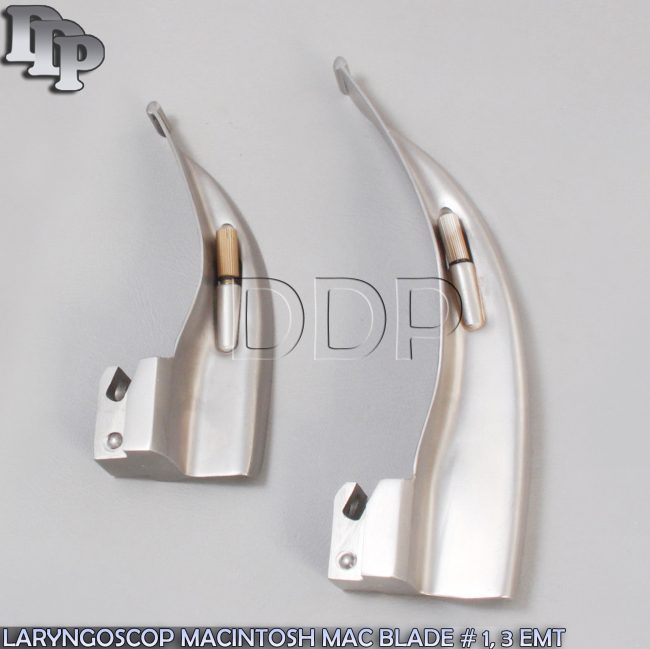 LARYNGOSCOP MACINTOSH MAC BLADE # 1, 3 EMT ANESTHESIA INTUBATION