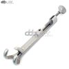 LOWMAN Bone Clamp 5" 1x2 Prong Jaws 3/4" calibrate 1/8" SURGICAL INSTRUMENTS