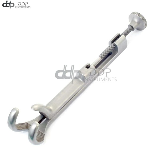 LOWMAN Bone Clamp 5" 1x2 Prong Jaws 3/4" calibrate 1/8" SURGICAL INSTRUMENTS