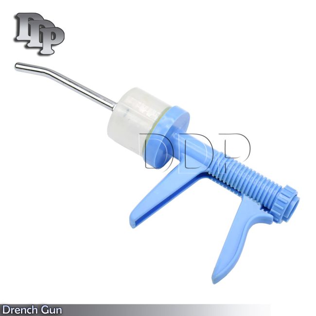 Livestock Continuous Injection Syringe Veterinary Drench Gun 120ML VT-127