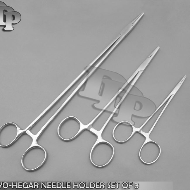 MAYO-HEGAR NEEDLE HOLDER SET OF 3