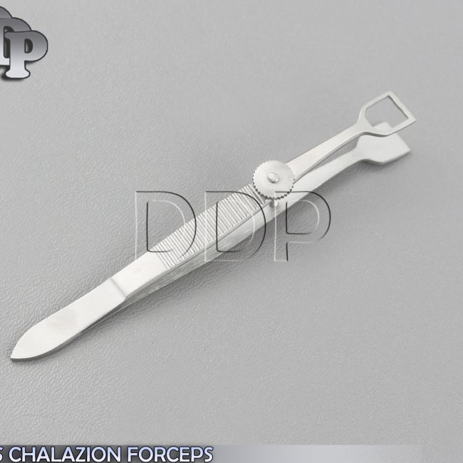O.R GRADE WEIS CHALAZION FORCEPS 4" GROOVED UPPER JAW