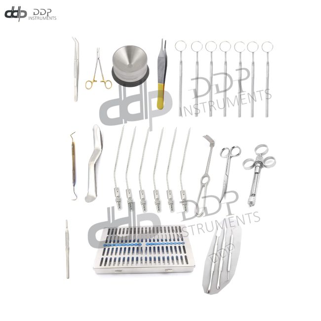 Oral Dental Surgery Explorer/Probe Mirror,Scissors, Amalgam,Frazier Suction Set