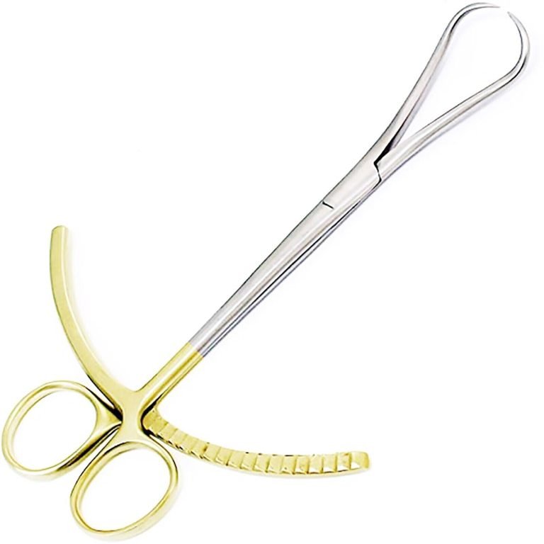 Orthopedic Bone Holding Forceps Clamps 8" Gold Plated Bone Surgery Instrument