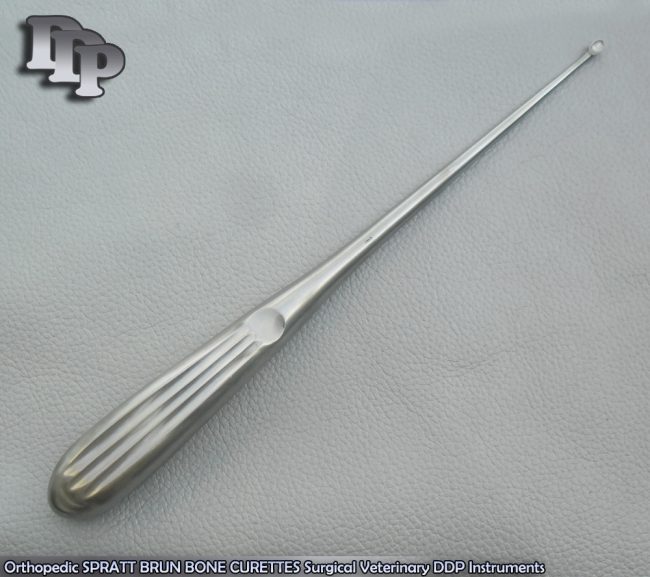 Orthopedic SPRATT BRUN BONE CURETTES 1/ 9" Surgical Instruments