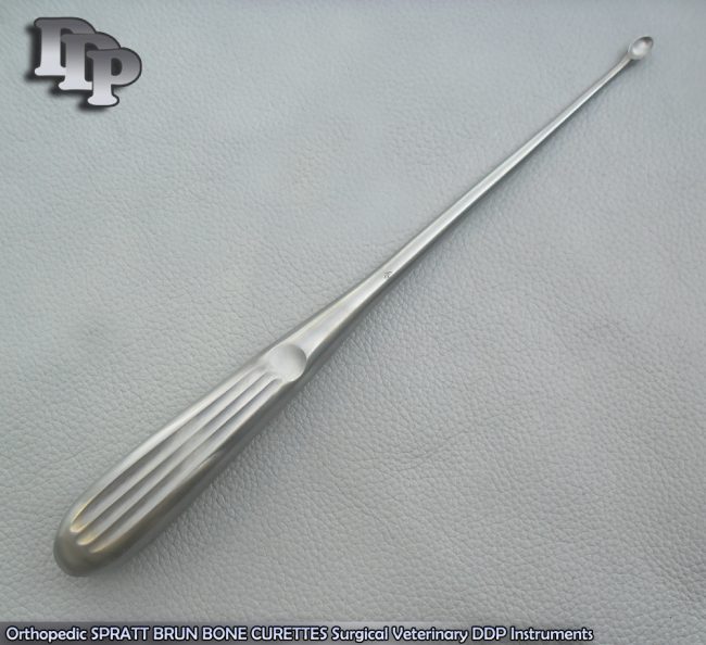 Orthopedic SPRATT BRUN BONE CURETTES 4/ 9" Surgical Instruments