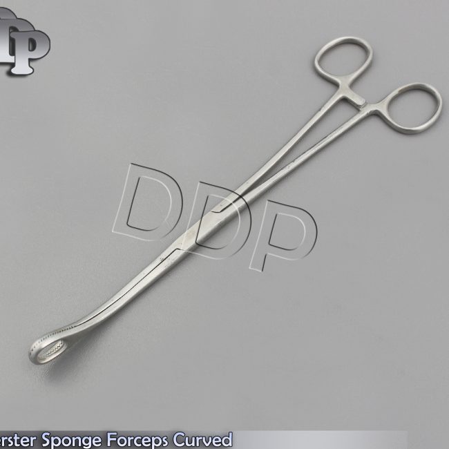 PACIFATED FOERSTER BALLENGER SPONGE FORCEPS 9.5" CURVED