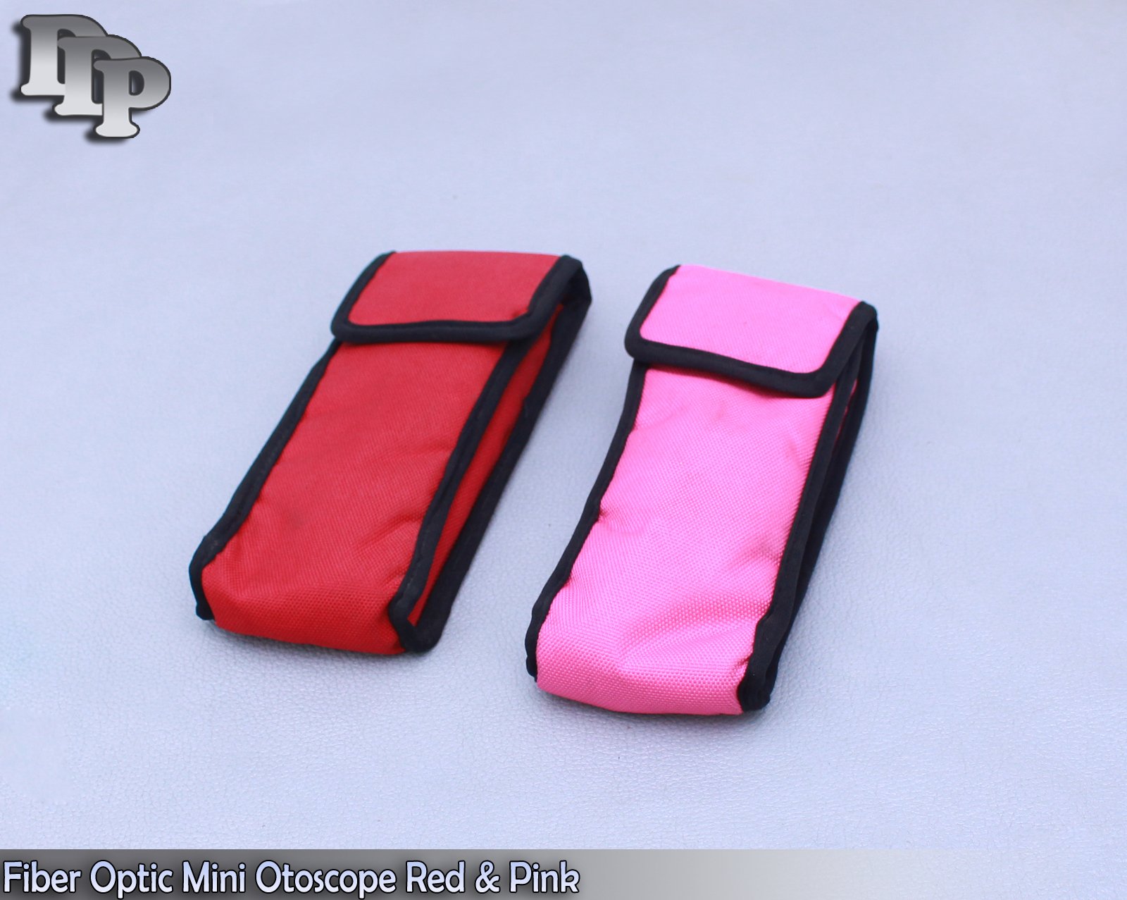 Pro Physician 2.5V Halogen Light FiberOptic Otoscope Diagnost Set Pink & Red - Image 3