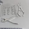 Rubber Dam Clamps 18 pieces Kit with Frame Rubber Dam Surgical Instrumen DN-2077