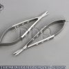 SET OF 2 EXTRA DELICATE CASTROVIEJO MICRO SURGERY SCISSORS 4" STRAIGHT+CURVED