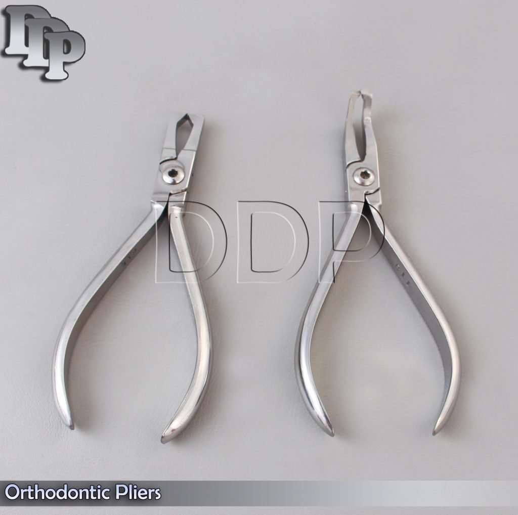 Set of 2 Bracket Remover Plier Straight & Bracket Remover Plier Angle ORTHO
