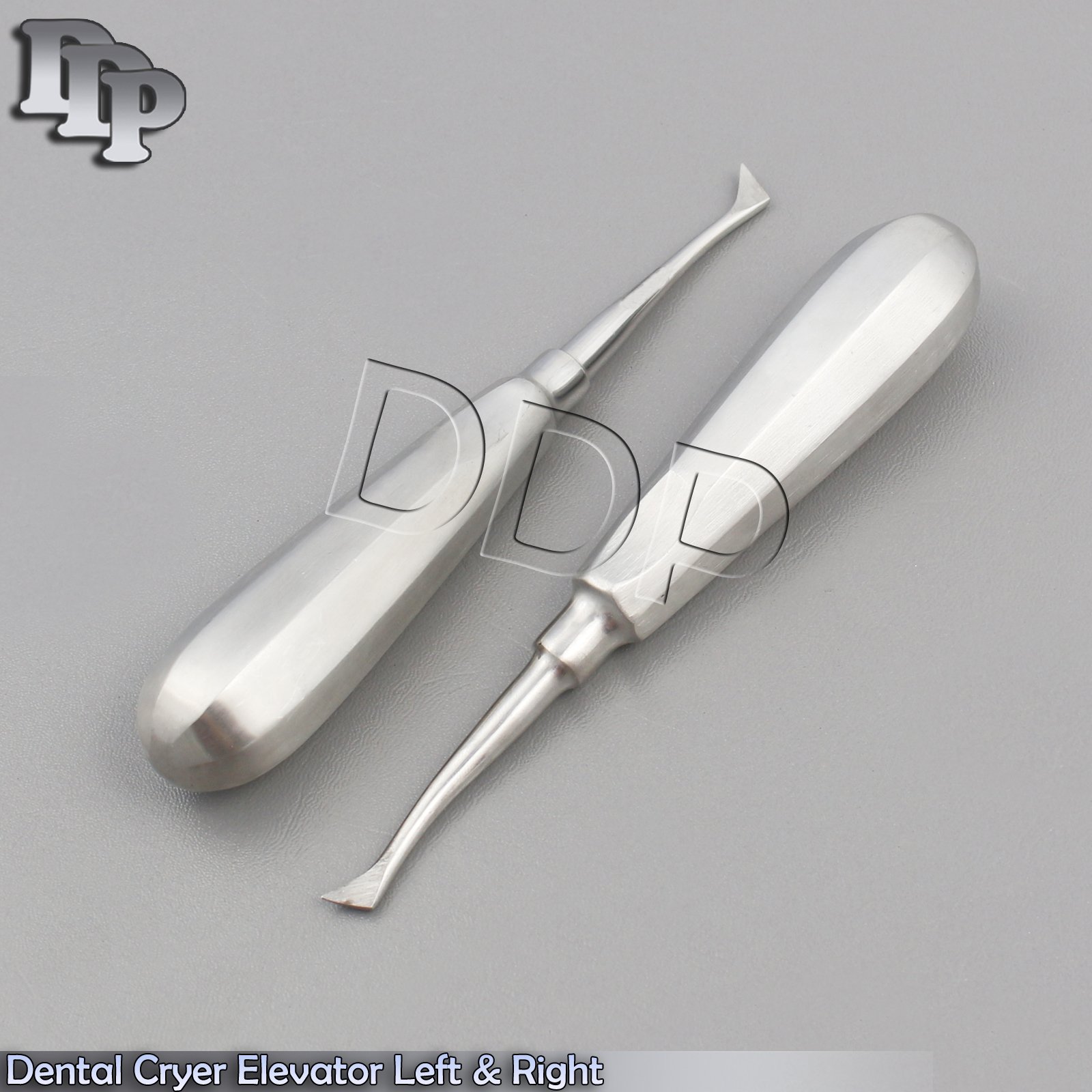 Set of 2 Dental Cryer Elevator Left & Right Tooth Extracting Surgical Instrument
