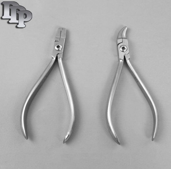 Set of 2 Primary Crown Crimping Plier & Reynolds Contouring Plier Dental