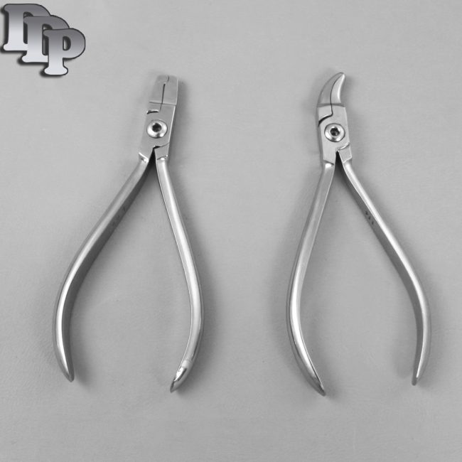 Set of 2 Primary Crown Crimping Plier & Reynolds Contouring Plier Dental