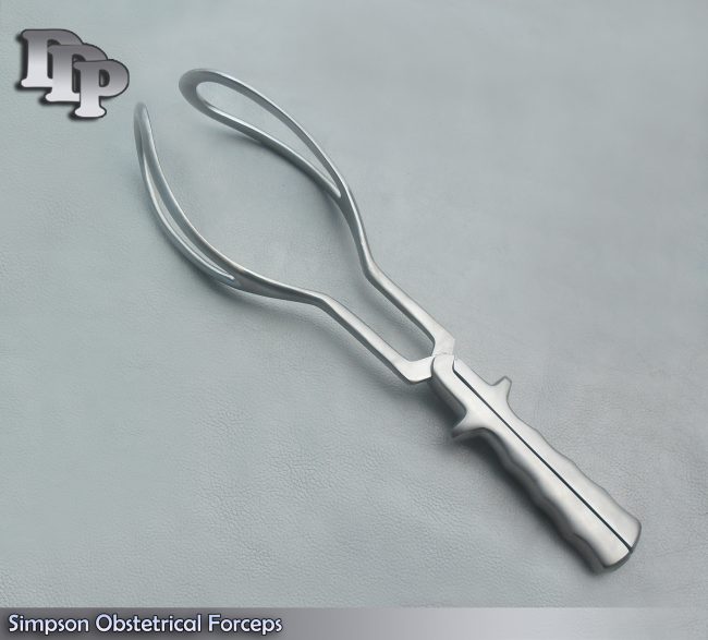 Simpson Obstetrical Forceps 10.5'' Surgical Gynecology Instruments