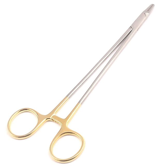 TC DERF Needle Holder 4- 3/4 Surgical Dental Instrument