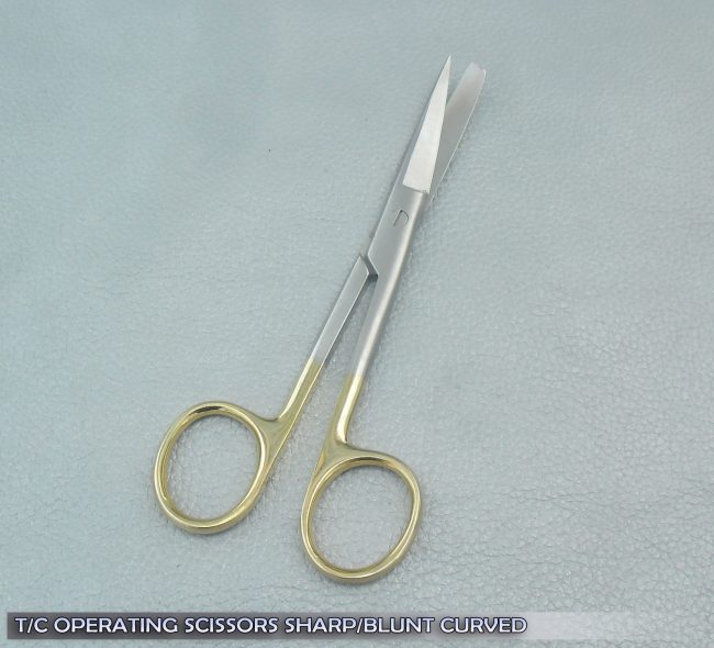 T/C Operating Scissors Sharp/Blunt 5.50" Curved