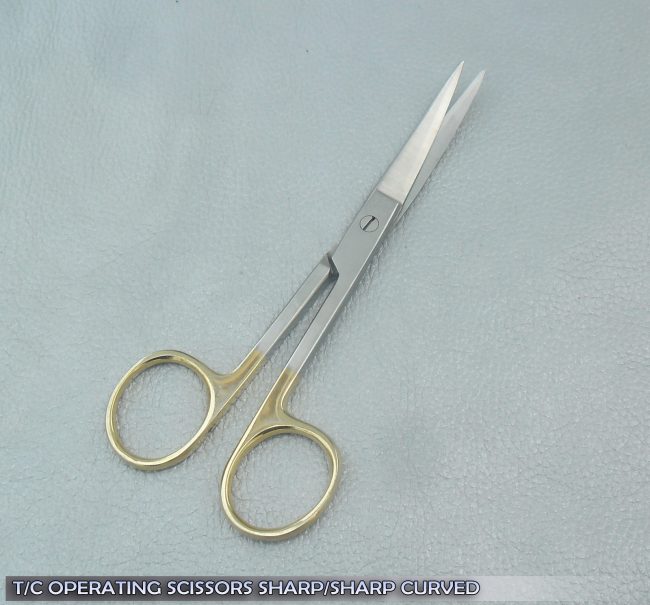 T/C Operating Scissors Sharp/Sharp 5.50" Curved