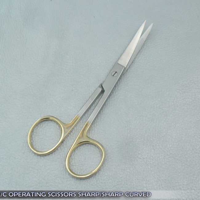 T/C Operating Scissors Sharp/Sharp 5.50" Curved