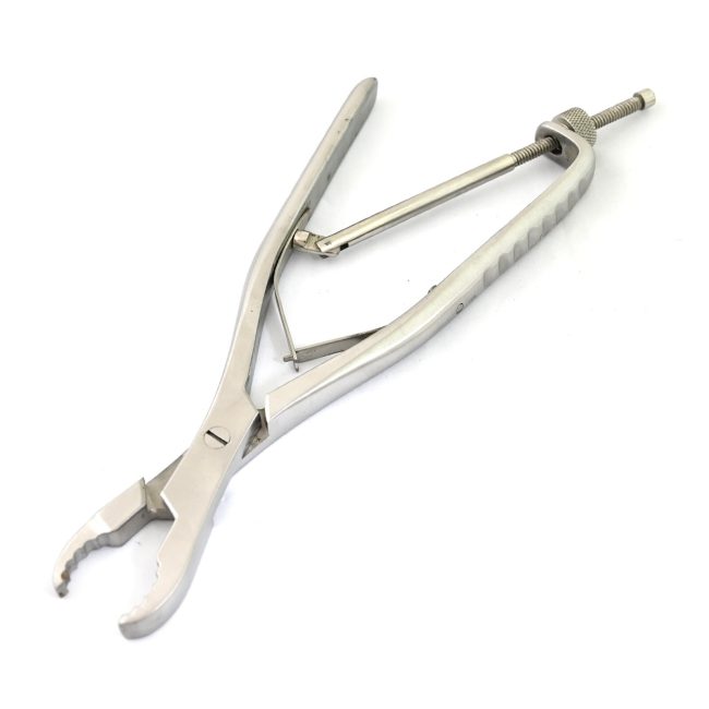 Ulrich Bone Holding Forceps With Ratchet Straight 23 Cm Stainless Steel DS-1858