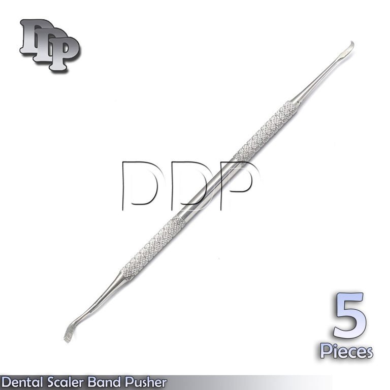 X5 Dental Band Pusher Seating Scaler Orthodontic Cement Placement Cleanup Tools