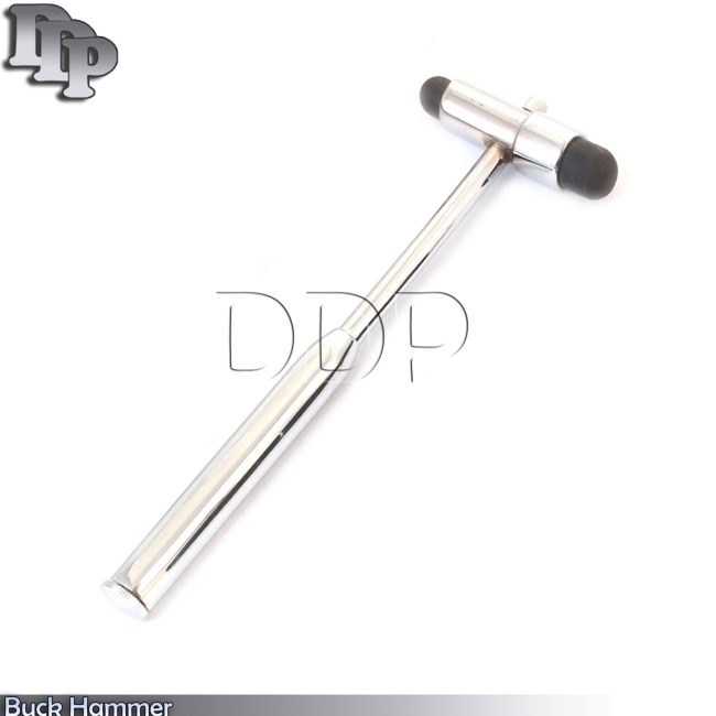 1-Buck Hammer ,Brush & Needle) 7-3/4" Diagnostic Exam Medical Instruments