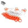 12 EMT PARAMEDIC UTILITY BANDAGE SHEARS EMS ENT SCISSORS 5.5'' ORANGE