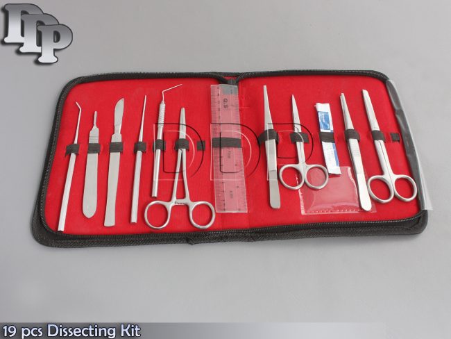 19 pcs Dissecting kit / Dissection Kit / Anatomy Kit for Medical Student DS-1260
