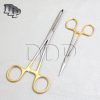 2 GOLD SUTURE  KIT MOSQUITO 5" STR + ALLIS TISSUE FORCEPS 7.5" 5X6 T