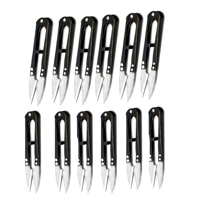 ( 4 1/4 Inch )12pcs Embroidery Sewing Snips Thread Cutter Scissors Nipper, Craft