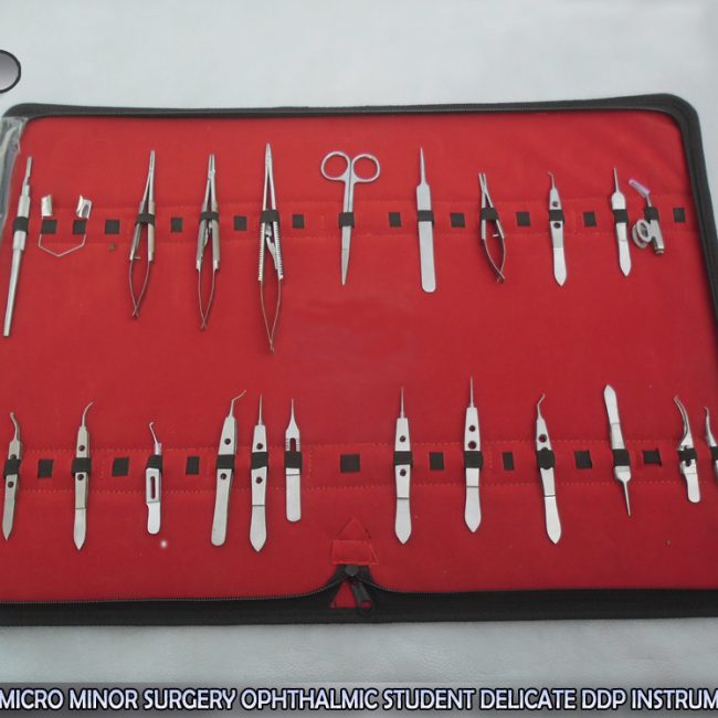 40 PC EYE MICRO MINOR SURGERY OPHTHALMIC STUDENT DELICATE INSTRUMENTS  SET
