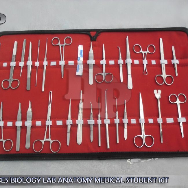 40 PCS BIOLOGY LAB ANATOMY MEDICAL STUDENT DISSECTING KIT + SCALPEL BLADES #23