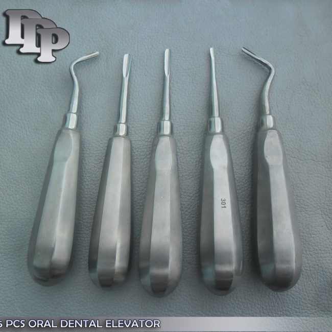 5 PCS ORAL DENTAL ELEVATOR SURGERY SURGICAL INSTRUMENTS SET