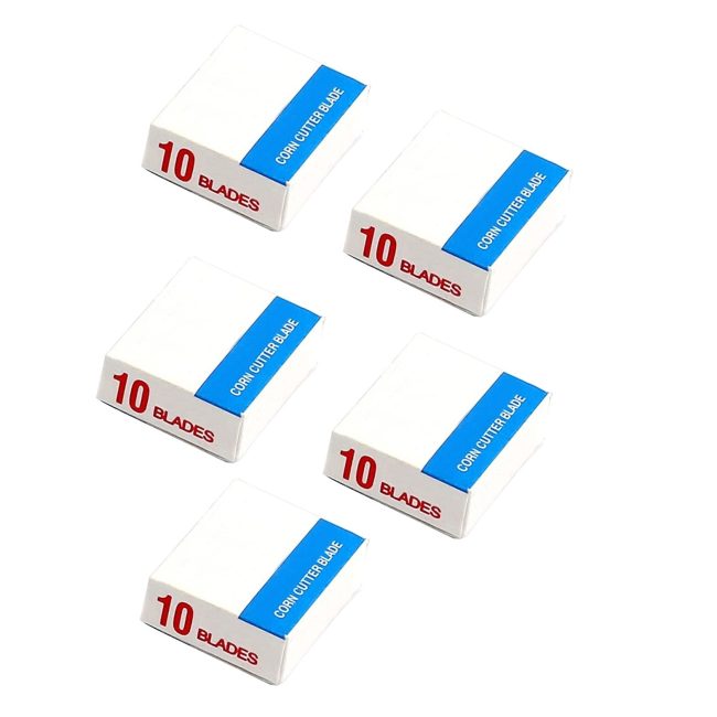 50 PCS BLADES FOR CORN CUTTER SHAVER HARD SKIN REMOVER PLANER RASP KNIFE
